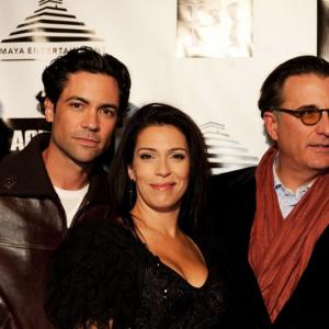 REllis Frazier Danny Pino Claudia Ferri and Andy Garcia at the Hollywood Premiere of Across the Line The Exodus of Charlie Wright November 2010