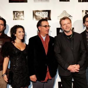 Danny Pino, Claudia Ferri, Andy Garcia, Aidan Quinn and Jordan Belfi at Hollywood Premiere of Across the Line; The exodus of Charlie Wright. November 2010