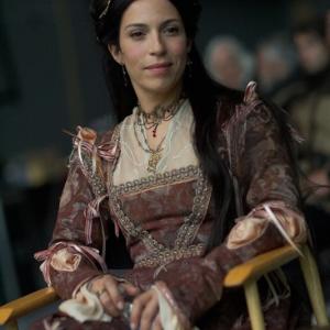 Claudia Ferri on the set of Assassin's Creed 2 - Lineage.