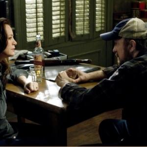 Still of Jim Beaver and Samantha Ferris in Supernatural 2005