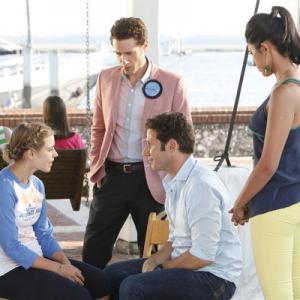 Still of Mark Feuerstein, Hank Lawson, Reshma Shetty, Savannah Wise and Royal Pains in Royal Pains (2009)