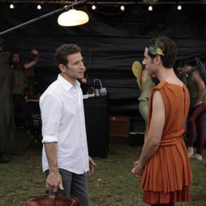 Still of Paulo Costanzo and Mark Feuerstein in Royal Pains Bottoms Up 2012