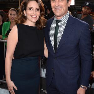 Ty Burrell and Tina Fey at event of Muppets Most Wanted 2014