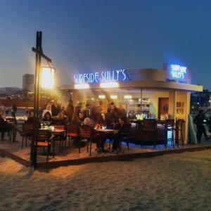 NCISLA  Restaurant created and built on the beach in Santa Monica