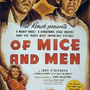 Lon Chaney Jr Betty Field and Burgess Meredith in Of Mice and Men 1939