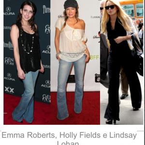 Emma Roberts, Holly Fields, Lindsey Lohan