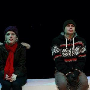 Laura Steigers and Cameron Fife in Almost Maine at the Hudson Theatre in Los Angeles