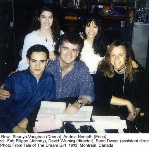 The cast and director of The Tale of the Dream Girl from Afraid of the Dark