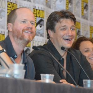 Nathan Fillion and Joss Whedon at event of Firefly 2002