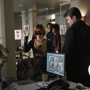 Still of Frances Fisher Nathan Fillion Stana Katic and Abigail Klein in Kastlas 2009