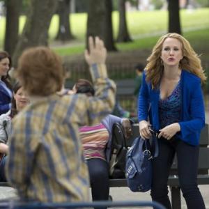 Still of Katie Finneran and Jack Gore in The Michael J. Fox Show (2013)
