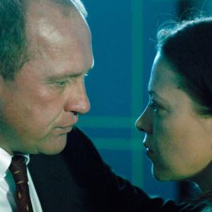 Still of Peter Firth and Nicola Walker in Spooks (2002)