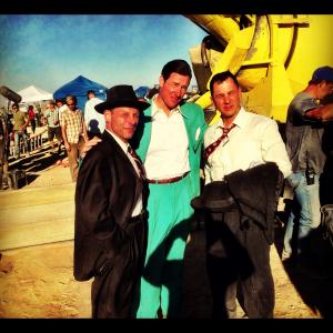 On the set of Mob City Michael Ornstein Edward Burns and Andrew Fiscella Written and directed by Frank Darabont