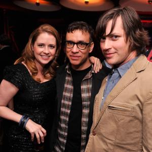 Fred Armisen, Jenna Fischer and Rhett Miller at event of The Giant Mechanical Man (2012)