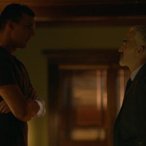 Still of Patrick Fischler and Scott Michael Foster in The Pact II (2014)