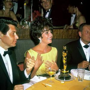 Academy Awards 33rd Annual Eddie Fisher and Elizabeth Taylor