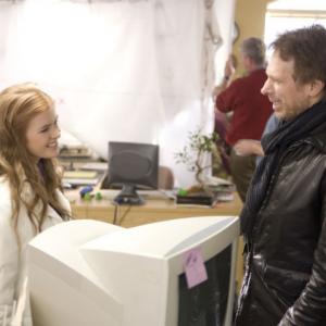 Still of Jerry Bruckheimer and Isla Fisher in Confessions of a Shopaholic 2009
