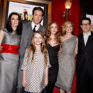 Rachel Weisz Ryan Reynolds Elizabeth Banks Adam Brooks Isla Fisher and Abigail Breslin at event of Definitely Maybe 2008