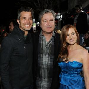 Isla Fisher Timothy Olyphant and Gore Verbinski at event of Rango 2011