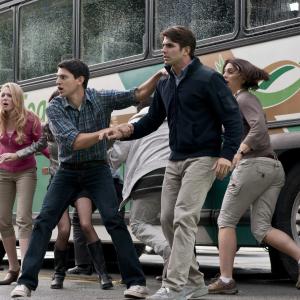 Still of Emma Bell Nicholas DAgosto and Miles Fisher in Galutinis tikslas 5 3D 2011