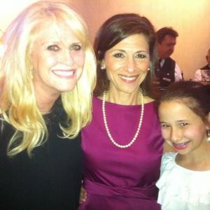 Women In Film Event CBS Entertainment President Nina Tassler and her daughter with Producer Mo Fitzgibbon