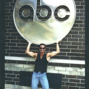 ABCs Jim Fitzpatrick as Pierce Riley on the Hit TV Series All My Children in 1996 poses for a Publicity Photo just outside ABC Studios in New York City
