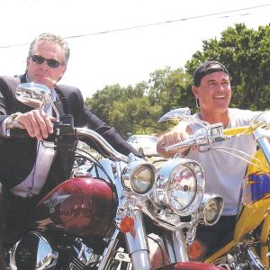 Executive Producer Kip Radigan and WriterDirector Jim Fitzpatrick are born to be wild on the set of The Adventure Scouts in 2010