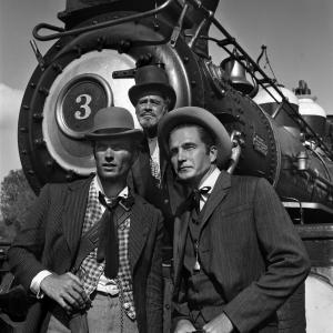 Still of Clint Eastwood Paul Brinegar and Eric Fleming in Rawhide 1959