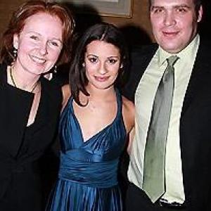 With Spring Awakening castmates Kate Burton and Lea Michelle