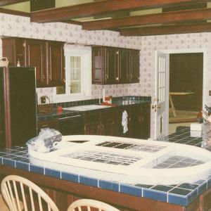 Home Alone I laid out the kitchen using Aristocraft cabinets for 13 actors Learned that blue reads as black on film