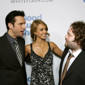 Jessica Alba, Dane Cook and Dan Fogler at event of Good Luck Chuck (2007)