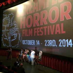 Q and A panel Screamfest 2014