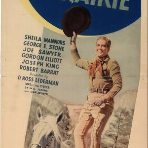 Dick Foran and Smoke in Moonlight on the Prairie 1935