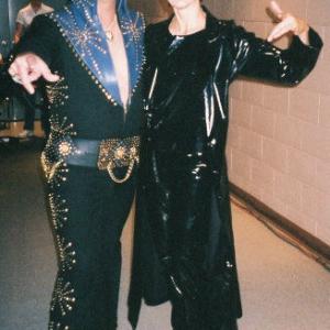 Deborah with Wayne Rippy Elvis at the World Tribute Artists event where both won Rising Star awards
