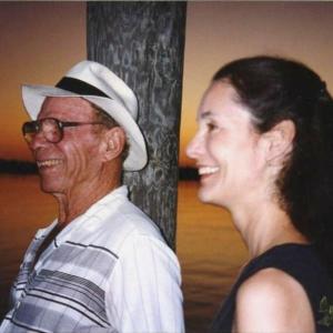 Totch and Deborah at Smallwood Store on Chockoloskee Island Florida