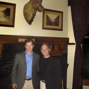 Mike Richter  1994 Stanley Cup Champion Goal Keeper for The New York Rangers 1996 Olympic Silver Medalist 2002 World Cup Winner and Hall of Fame net minder with Rick Ford at The Ausable Club St Huberts NY