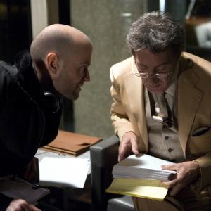 Still of Dustin Hoffman and Marc Forster in Sukurtas Haroldas 2006