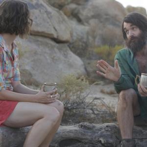 Still of Will Forte and Kristen Schaal in The Last Man on Earth 2015