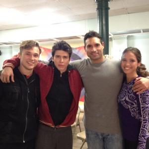 Still of Frank Fortunato, William Mosely, Craig Henningsen and Kelsey Chow in Run