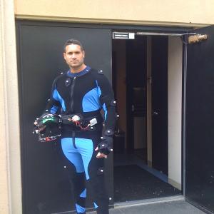 Still of Frank Fortunato in Motion Capture suit for Max Payne 3