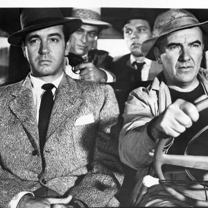Still of Lee Van Cleef, Neville Brand, Preston Foster and John Payne in Kansas City Confidential (1952)