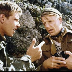 Still of Harrison Ford and Edward Fox in Force 10 from Navarone (1978)