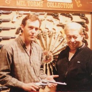 John Fox  Mel Torme with Mels collection of rare Colt 1873 Single Action Revolvers