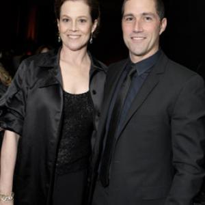 Sigourney Weaver and Matthew Fox at event of Vantage Point 2008