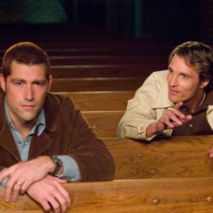 Still of Matthew McConaughey and Matthew Fox in We Are Marshall (2006)