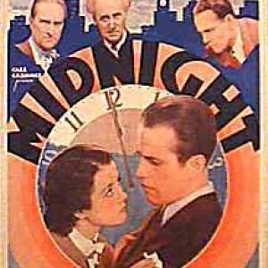 Humphrey Bogart and Sidney Fox in Midnight 1934