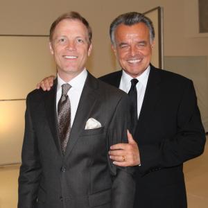 With Ray Wise on the set of Farmed and Dangerous