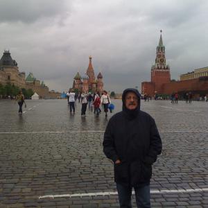 In Moscow... during better days...