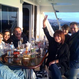 On the boat again With Galina  Bogi Jovovich Millas parents