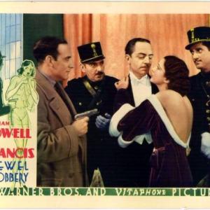 William Powell Kay Francis and Alan Mowbray in Jewel Robbery 1932